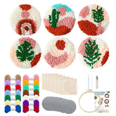 Knüpfset - 6 Pflanzen-Untersetzer